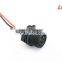 2 poles female pin rear panel mount waterproof cable connector