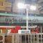 truck and police car top mounted telescopic mast lighting system