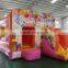 2016 Sunjoy latest giant customerized orange inflatable party combo for sale outdoor