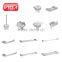 Polish Holder Surface Finishing Stainless Steel Table Toothbrush Holder