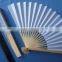 blank Chinese feather bamboo hand fan