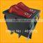 6A illuminated switch,Waterproof electrical 16a rocker switch 250v t125 for electric fireplace