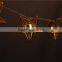 Pentagram Star Iron Christmas decorative light Led Hanging String Light