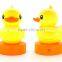 LED touch sensor night lamp duck touch desk night light
