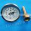 63.5mm Industrial bimetal thermometer with brass thermowell