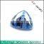 Light blue color trillion shape artificial spinel