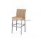 ZT-2023CT fashion rattan wicker stackable bar chair set
