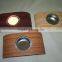 1 Hole Candle Holder With Inner Box, Assorted Color, Made from renewable Palm Wood