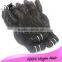 Cheap malaysian curly hair bun human hair weaving