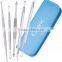 7pieces Comedone Extractor Kit,Blackhead Remover Tools Set, Antibacterial Acne Needle Set, Blemish Kit PR-015
