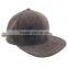 Unisex custom vintage embroidered corduroy blank baseball snapback cap wholesale