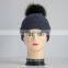 Hot selling fashion winter real fur hat for young lady