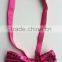 2015 latest style shiny party sequin bow tie