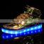 Wholesale cheap lights up led casual shoes for adults
