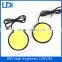 Auto Car Drl COB Day Light Round Led Daytime Running Light Drl For Audi