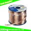 10 GA Gauge Clear 2 Conductor Speaker Wire Car Audio Cable New Audiopipe 100 FT