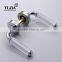 3 inch polished chrome finish clear wooden furniture bedroom door glass knobs