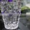 Spray Color Crystal Glass Vase,Inclined Mouth Glass Vase