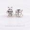 Wholesale Panda Charm 925 Sterling Silver European Charms Beads Fit Diy Snake Chain Bracelets Female Jewelry Necklaces