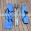 Outsunny Portable Folding Hanging Outdoor Hammock Swing Bed w/ Bag - Blue