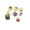 Pyramid Prong And Claw Rivet Studs