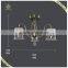 Indoor Home Decorative Light Fixture of Ceiling, Ceiling Mounted Glass Antique Lighting