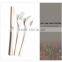Lot Stainless steel Cutlery Western tableware suit fork dinner set dinner knife,dinner/tea spoon gourd handle C50