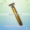 T shape strong vibration face lift 24k gold beauty roller