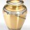 brass metal home used urns for decoration | white standing urns for cremation | cremation used urns
