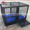 Welded Square Tubing Dog Cage With Wheels