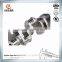 Custom cnc stainless steel 408 crankshaft pulley with mechanical polishing