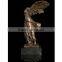 2015 chinese factory custom made handmade carved hot new products polyresin bronze angel statue