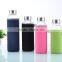 Insulated heat resistant borosilicate hot sport water bottle