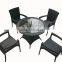 2016 new design SGS test patio outdoor rattan dining table