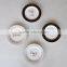 Porcelain Dessert Gold Decal Plate Set, Dish Plate
