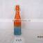 two colors Colored Square 500ml Glass Drink Water Bottle Hot Sale Glass Juice Bottle With Clip Lid in a reasonal price