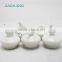 square buttom airtight glass preserve container with bird ceramic lid