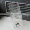 Factory customized acylic post card display stand/business card display stand