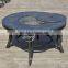 latest new products use in outdoor furniture korean charcoal bbq grill table