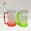 hot sale plastic ice beer mug with customer design