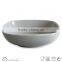 White color glazed square shape bowl for promotion