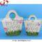 New design non woven fabric gift basket easter decoration basket
