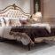 BISINI New Classic Luxury Wooden Carved Bed Designs