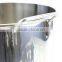 30-60cm 12pcs Stainless Steel with lid kitchen multi equipment used stock pot