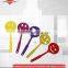 5pcs different colorful cute smile face shape nylon plastic kitchen accessory for china 2014