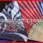 Best selling bamboo paper fan with two sides printing