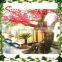 customized fiberglass artificial cherry blossom tree space decoration artificial cherry blossom tree
