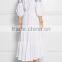 Latest Ladies Off Shoulder Handmade Embroidery Dresses Design Fashion Embroidery Design For Dress HSD6861