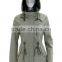 WOMAN SPRING PARKA WITH HOOD JACKET