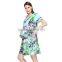 New fashion all over print maternity dress green maternity dresses for office